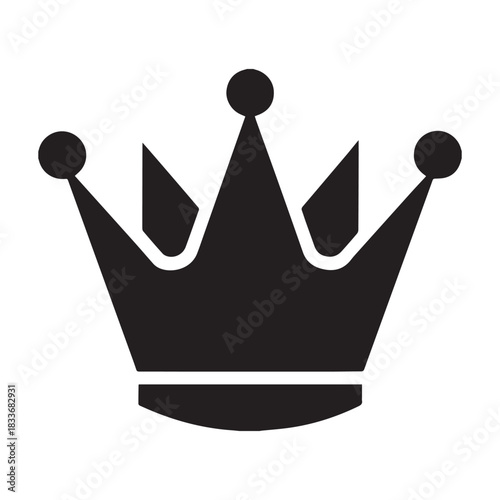 crown king icon vector illustration