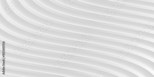 Modern pattern. White and gray color background. Vector Design layout of shape paper cut. Motion Curved Line Simple Abstract Design