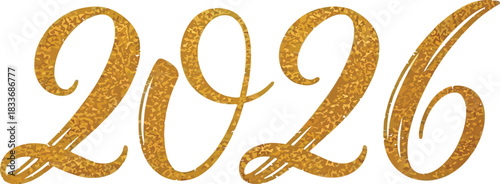 2026 year new golden future date calendar event holiday celebration time