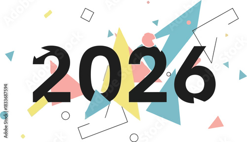 2026 new year celebration future date calendar event holiday greeting card