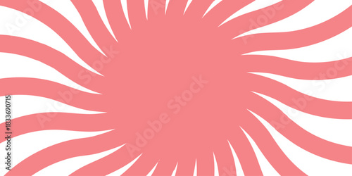 Abstract background with rays. Sun ray vector background radial sunrise or sunset light retro design. Abstract summer sunny. Vintage beam sunburst texture.	