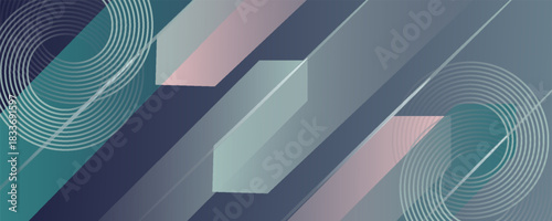 Abstract colorful gradient arrow pattern background. Overlap papercut pattern design trendy style background