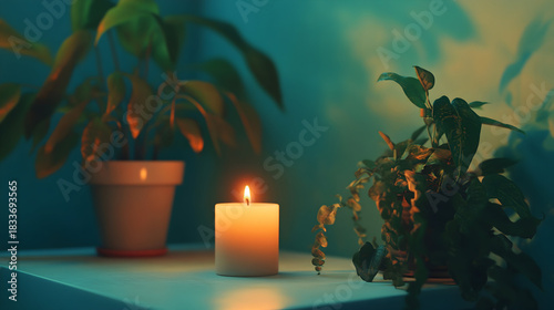 candles in the window