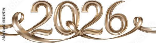 New year 2026 celebration golden silver tinsel festive party holiday date