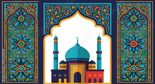 islamic mosque architecture design.