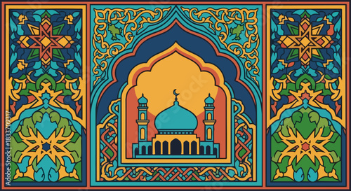 Islamic Mosque Architecture Detailed Design.