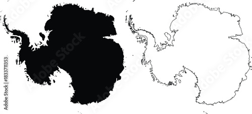 Stylized vector map of the entire world composed of black dots on a clean white background