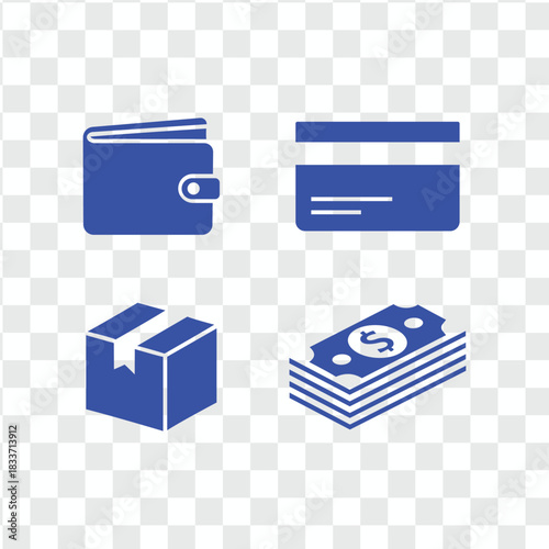 vector illustration of a credit card