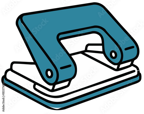 hole puncher isolated on white background