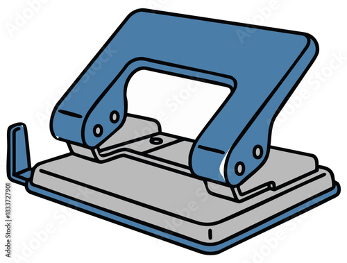 hole puncher isolated white background