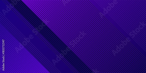 Vibrant purple abstract background with diagonal stripes and halftone dot pattern. Ideal for modern design projects, digital banners, tech visuals, and trendy marketing materials.