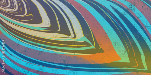 A bold yellow, blue and red, white comic-style explosion background. modern vector.