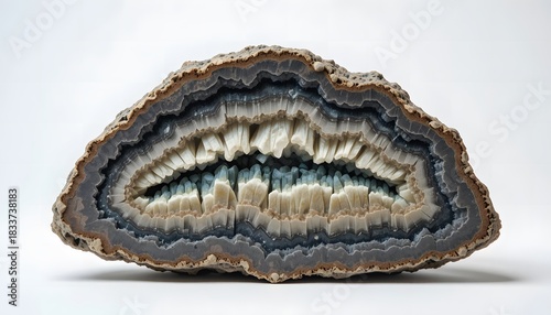 Cross-Section of Muscovite Showing Internal Layers. muscovite