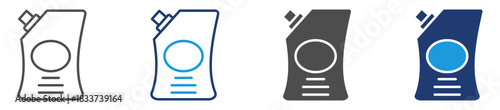 mayonnaise icon sheet with multiple style