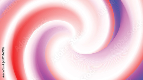 Swirling Red Pink White Purple Vortex with Gradient Motion on Dark Background Abstract Vector