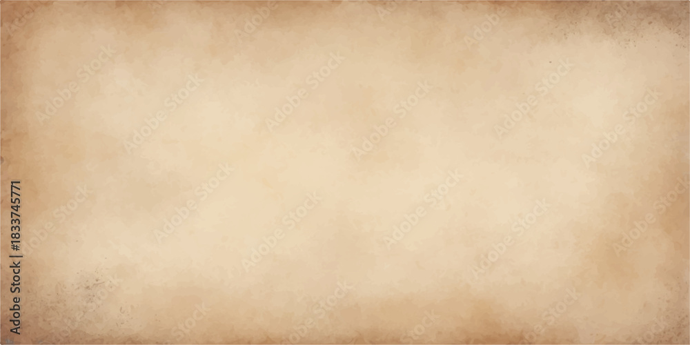 Obraz premium Antique brown parchment paper background texture with vintage grunge and aged sheet pattern design