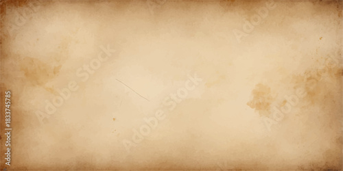 Aged parchment with dirty, brown, and stained vintage paper texture background