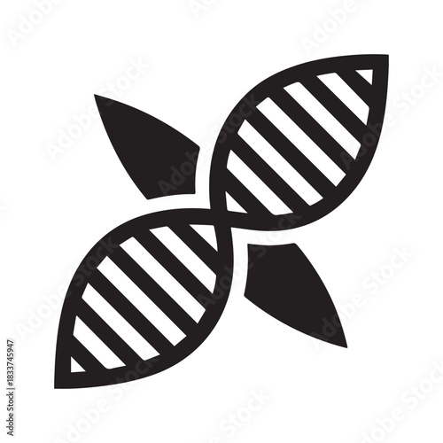 Gene Editing Icon Vector Illustration