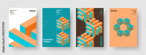 Isolated Brochure Layout. Modern Background Design. Geometric Banner Template. Book Cover. Business Presentation. Report. Poster. Flyer. Portfolio. Brand Identity. Advertising. Handbill. Newsletter