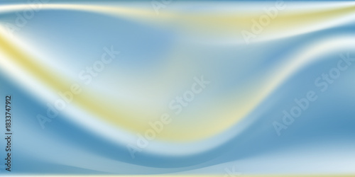Abstract blurred gradient mesh background in blue and yellow colors of the Ukrainian national flag. vector eps10