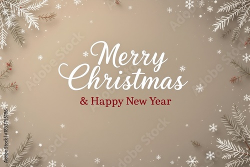 Christmas and new year greeting