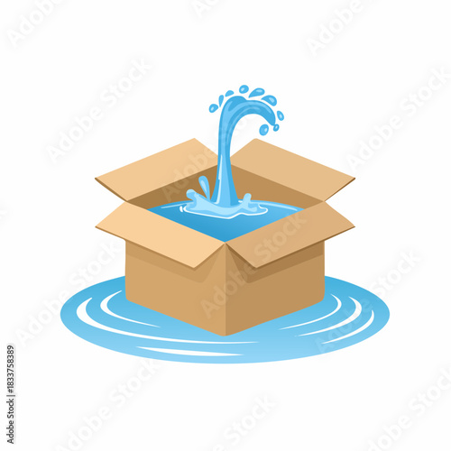 Flawed Container Concept with Leaking Box