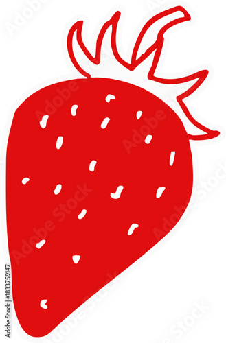 딸기 일러스트