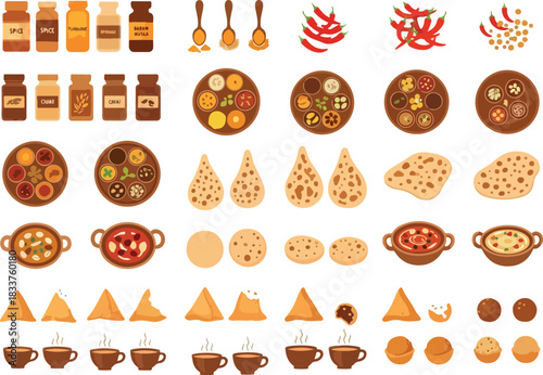 Delectable Indian Cuisine A Culinary Voyage in One Visual Collection