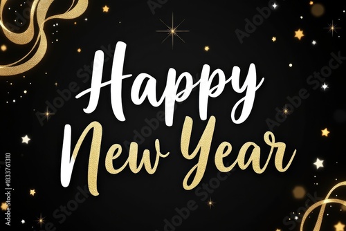 Happy new year celebration