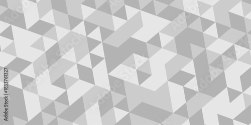 Abstract geometric origami white, gray square cube triangulated random cube low polygon triangle textile abstract corporate creative design.	