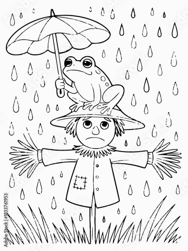 frog and the scarecrow