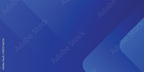 Abstract blue background with glowing geometric lines. Modern blue gradient square shape design. Futuristic technology vector