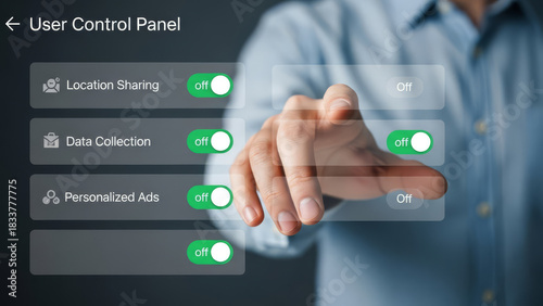 cybersecurity, data-privacy protection and secure software interfaces across futuristic
