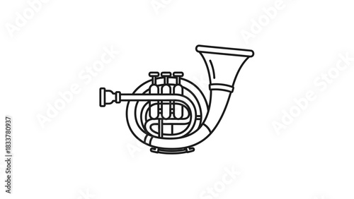 saxophone isolated on white background