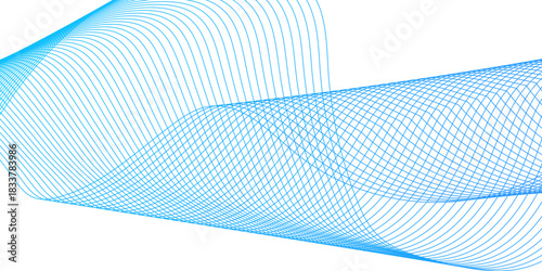 Energy abstract smooth blue frequency isolated element creative blend curve flow line technology modern white web banner vector beautiful waveform light music energy design.	