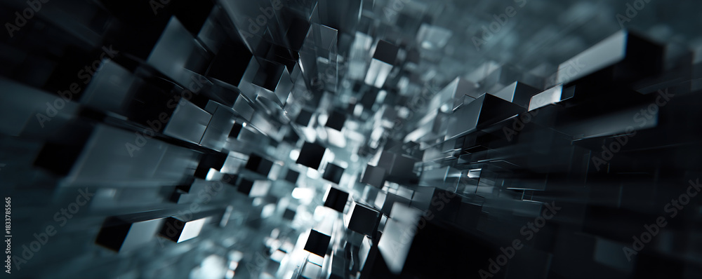 Obraz premium Digital background for tech, AI, data, audio, graphics, etc.