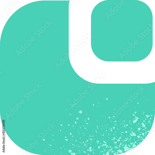 Textured Brutalist Element 