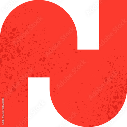 Textured Brutalist Element 