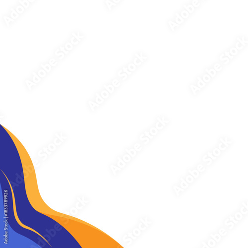 Business Wavy Corner