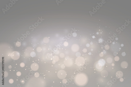 Abstract background of bokeh and light, dust particles and lights.