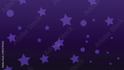 Stars and stripes on a black background