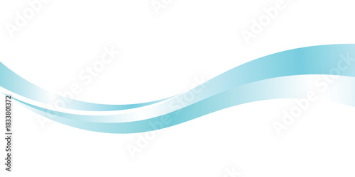 Abstract blue wave background, minimal wave design concept, vector illustration. for banner, banner.