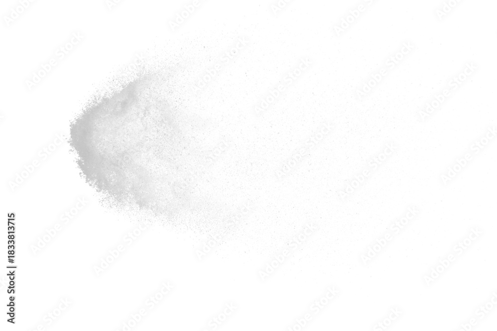 Fototapeta premium a white flying snow on the transparent background