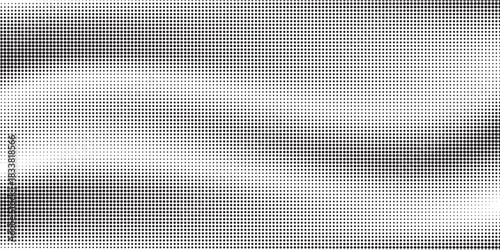 Grunge halftone gradient background. Faded grit noise texture. White and black sand wallpaper.