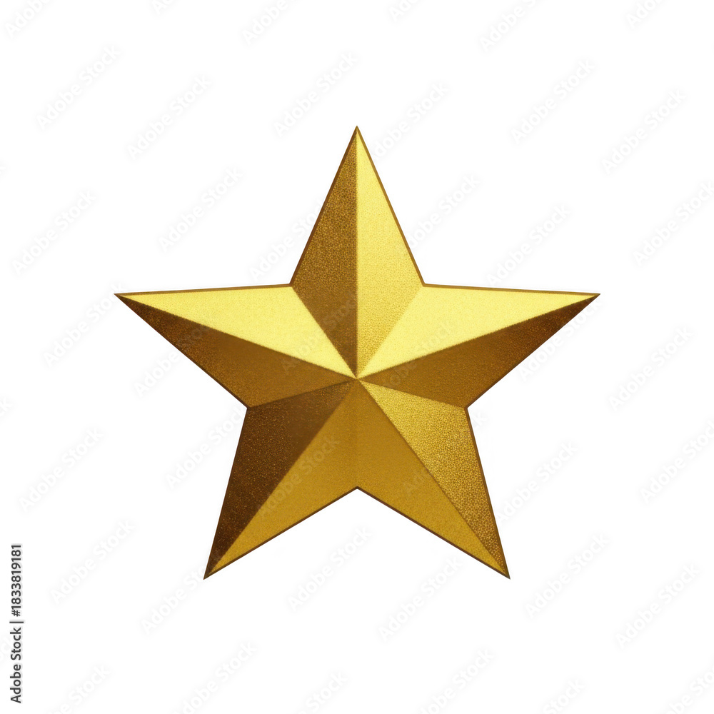 custom made wallpaper toronto digitalA single golden star ornament isolated on transparent background