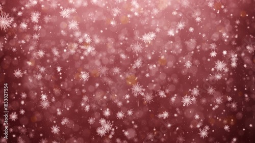 Falling snowflakes Christmas background
