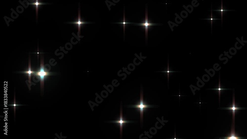 Falling Glitter Particle Animation