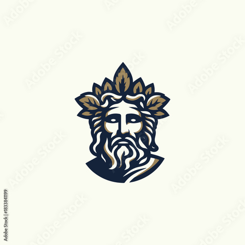 Dionysus God of Wine Logo