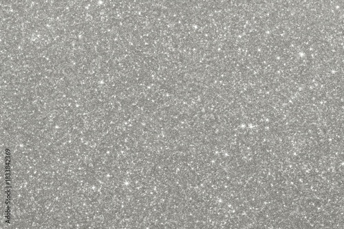 Silver glitter sparkle background.