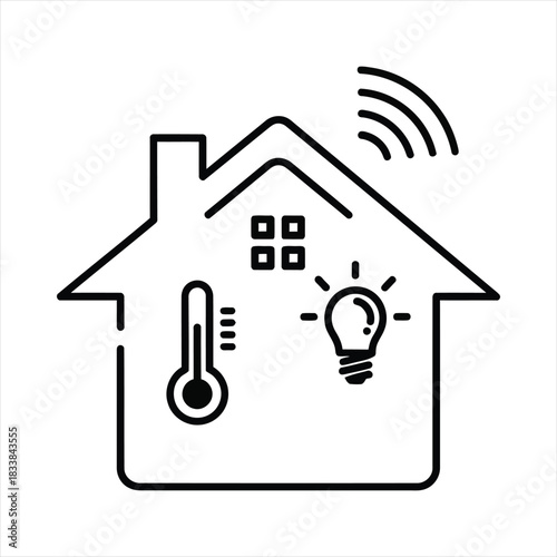 home icon on metal internet button